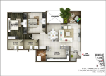 2-bhk-E304-1244sft