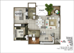 2-bhk-F304-1087sft