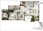 3-bhk-C303-1499sft